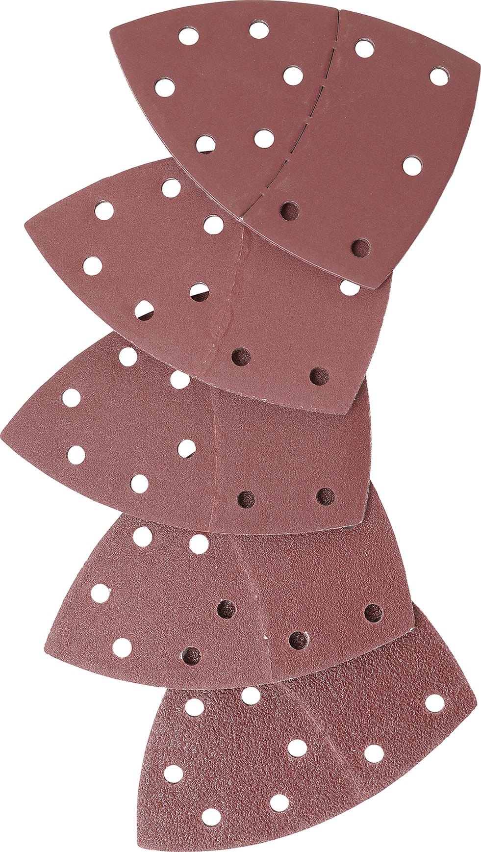 Šlifavimo lapeliai daugiafunkciniam šlifuokliui | 145 x 100 mm | K 40-400 | 25 vnt. (80819)