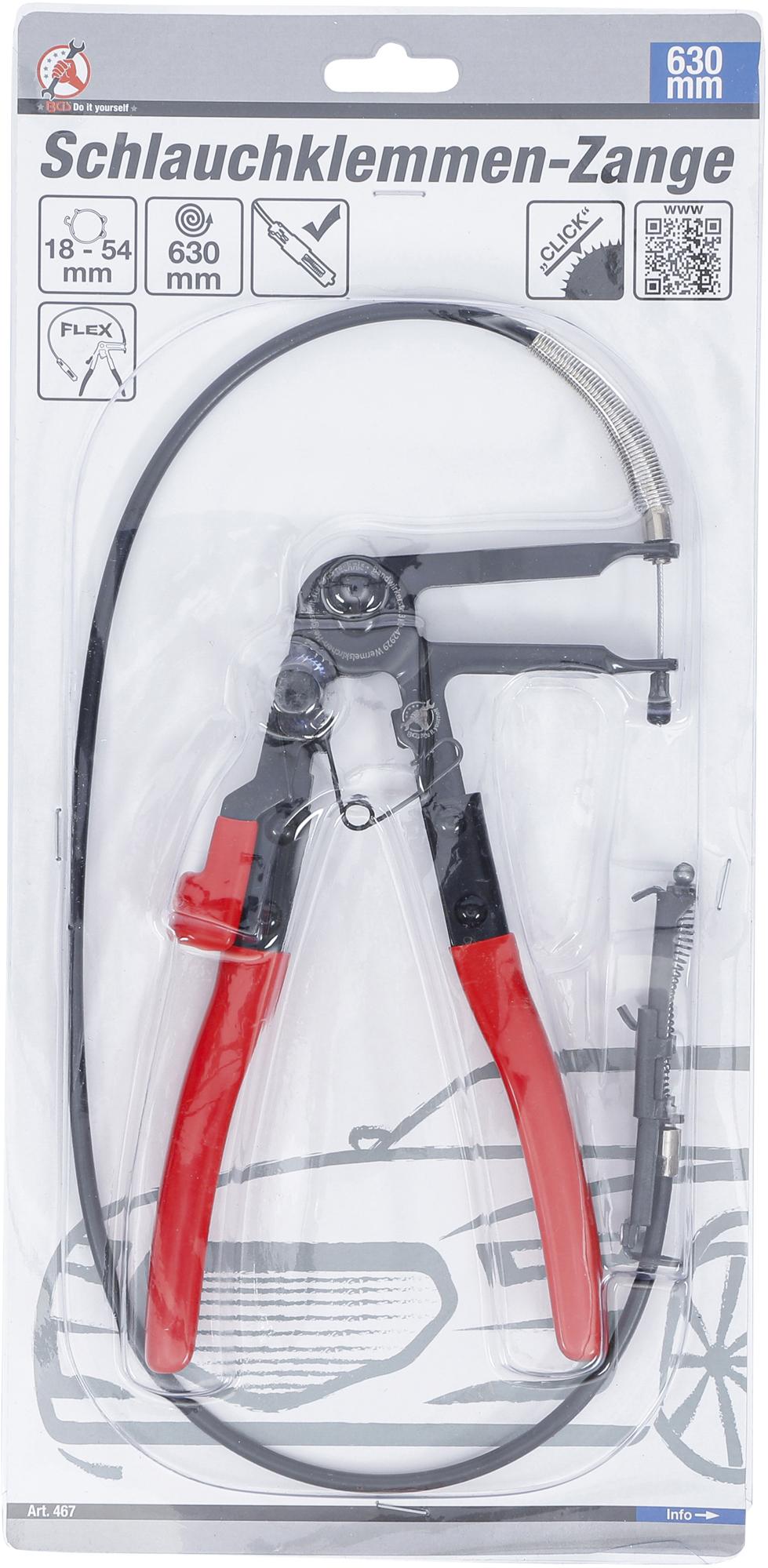 Replės aušinimo žarnų sąvaržų nuėmimui su trosu | Bowden trosas | 630 mm (467)