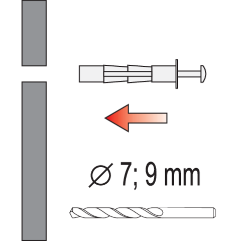 Клещи для установки анкеров / молли