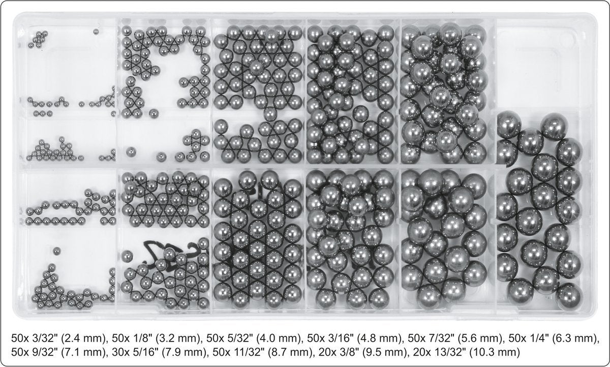 Plieninių šratų asortimentas | 470 vnt. (YT-06680)