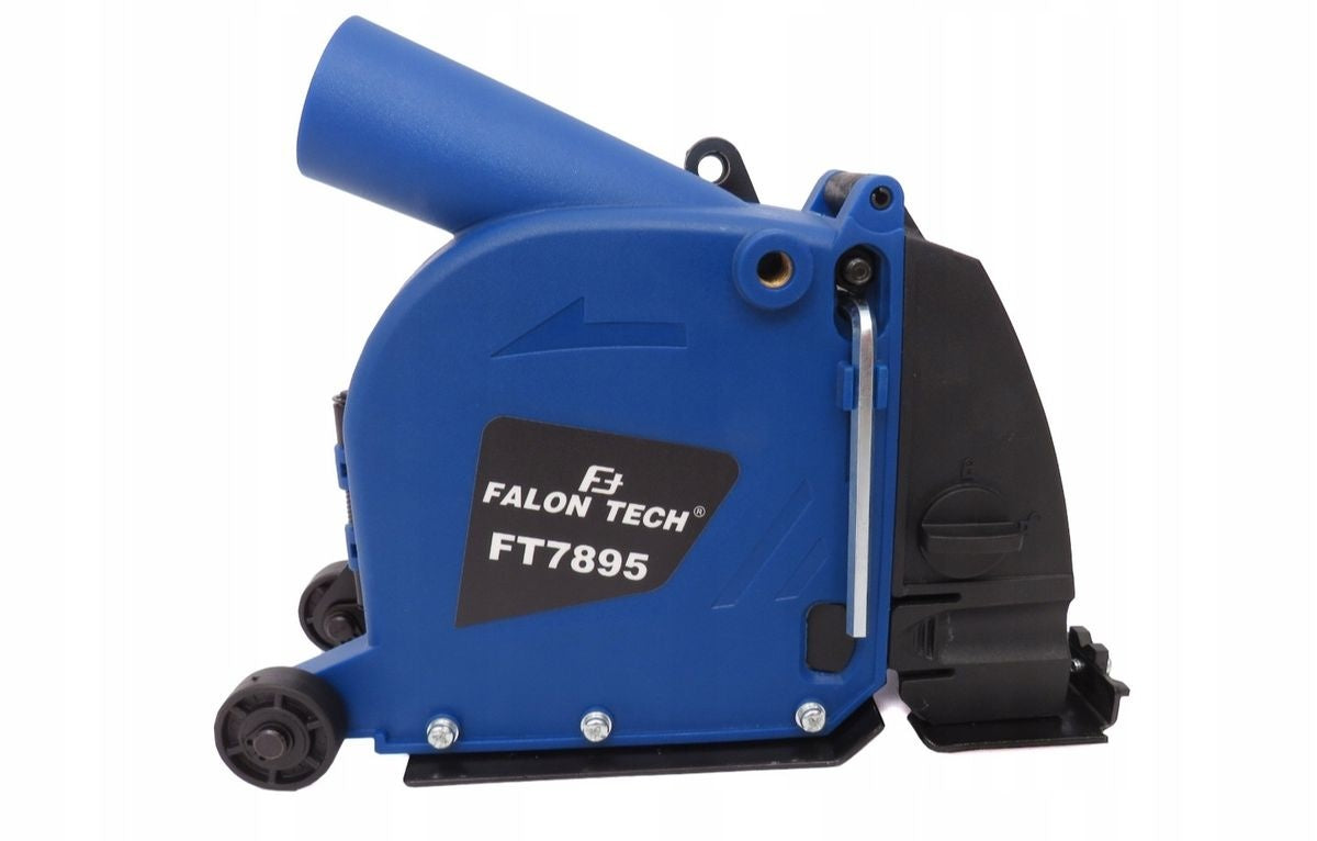 Apsauga nuo dulkių su ištraukimo anga | kampiniams šlifuokliams 115mm, 125mm. (SK7895)