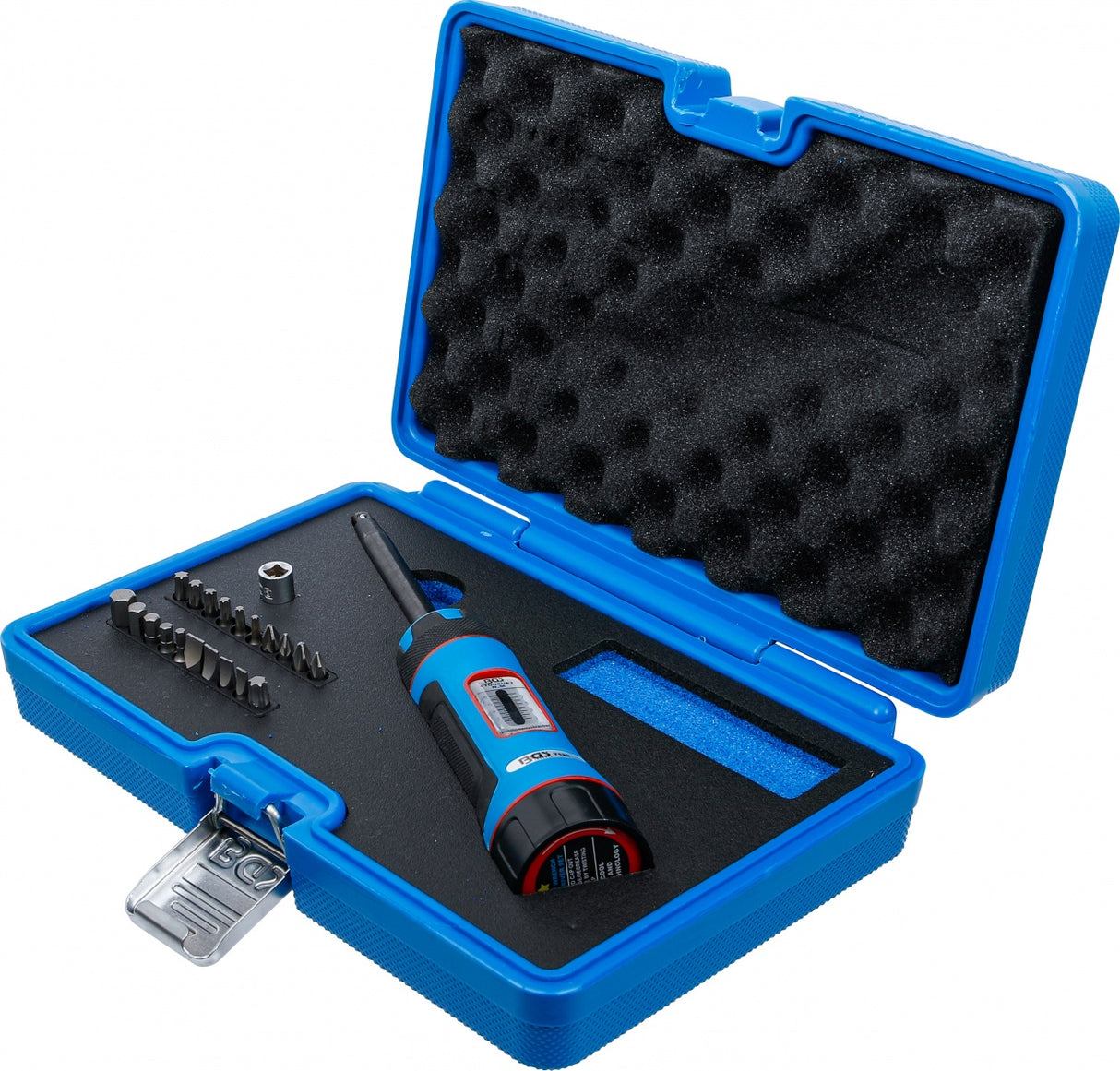 Dinamometrinio rakto ir priedų rinkinys | 6.3 mm 1/4" | 1 - 8 Nm | 22 vnt (7122)