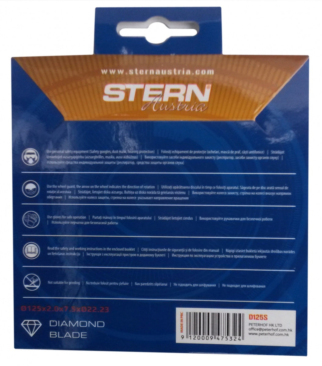 Deimantinis pjovimo diskas | 125 mm (D125S)