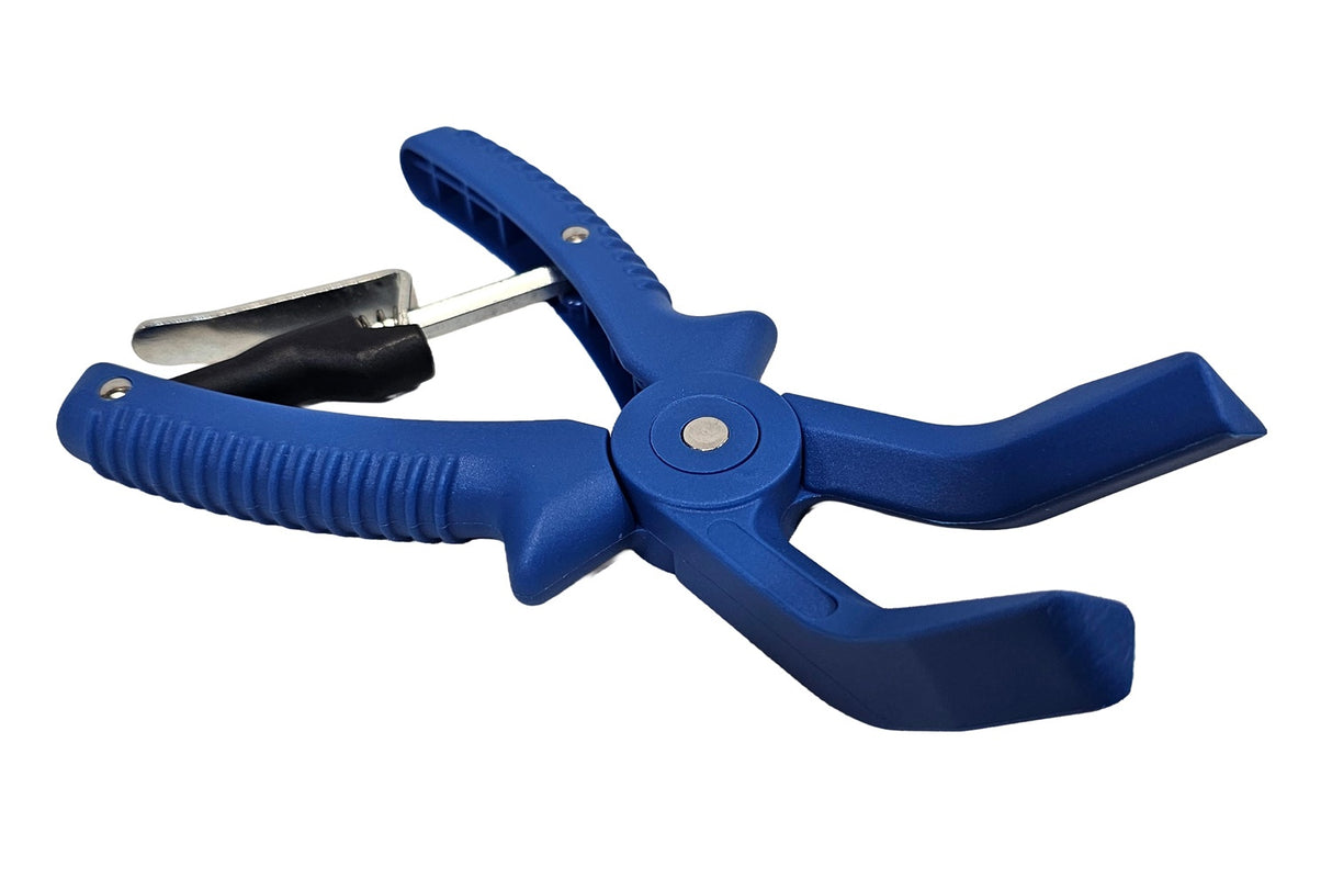 Žarnų užspaudimo replės lenktos su fiksavimo mechanizmu | 220 mm (SK9274S)