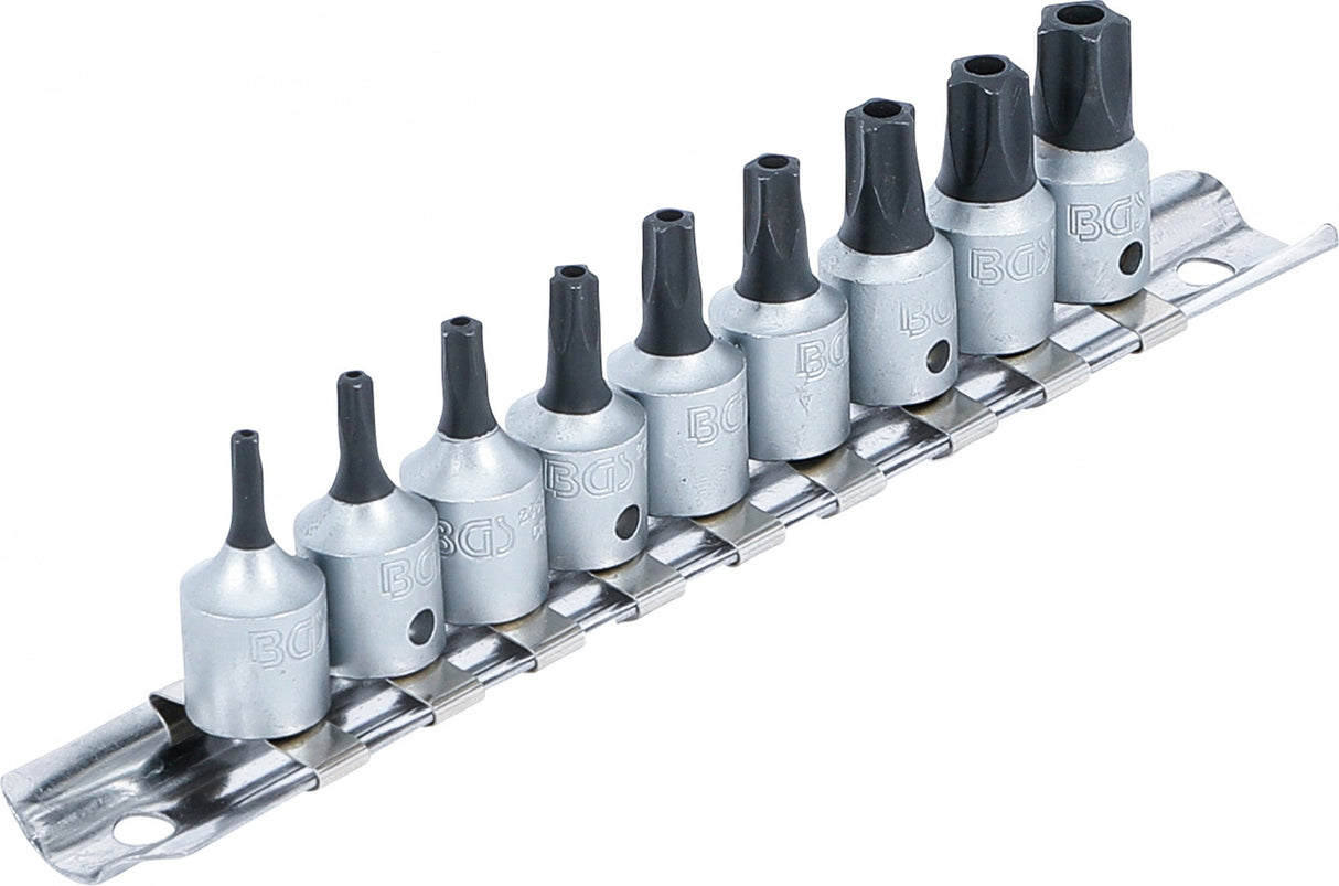 Antgalių rinkinys | 6,3 mm (1/4") | TS-Star (Torx Plus) TS10 - TS50 | 9 vnt (71020)
