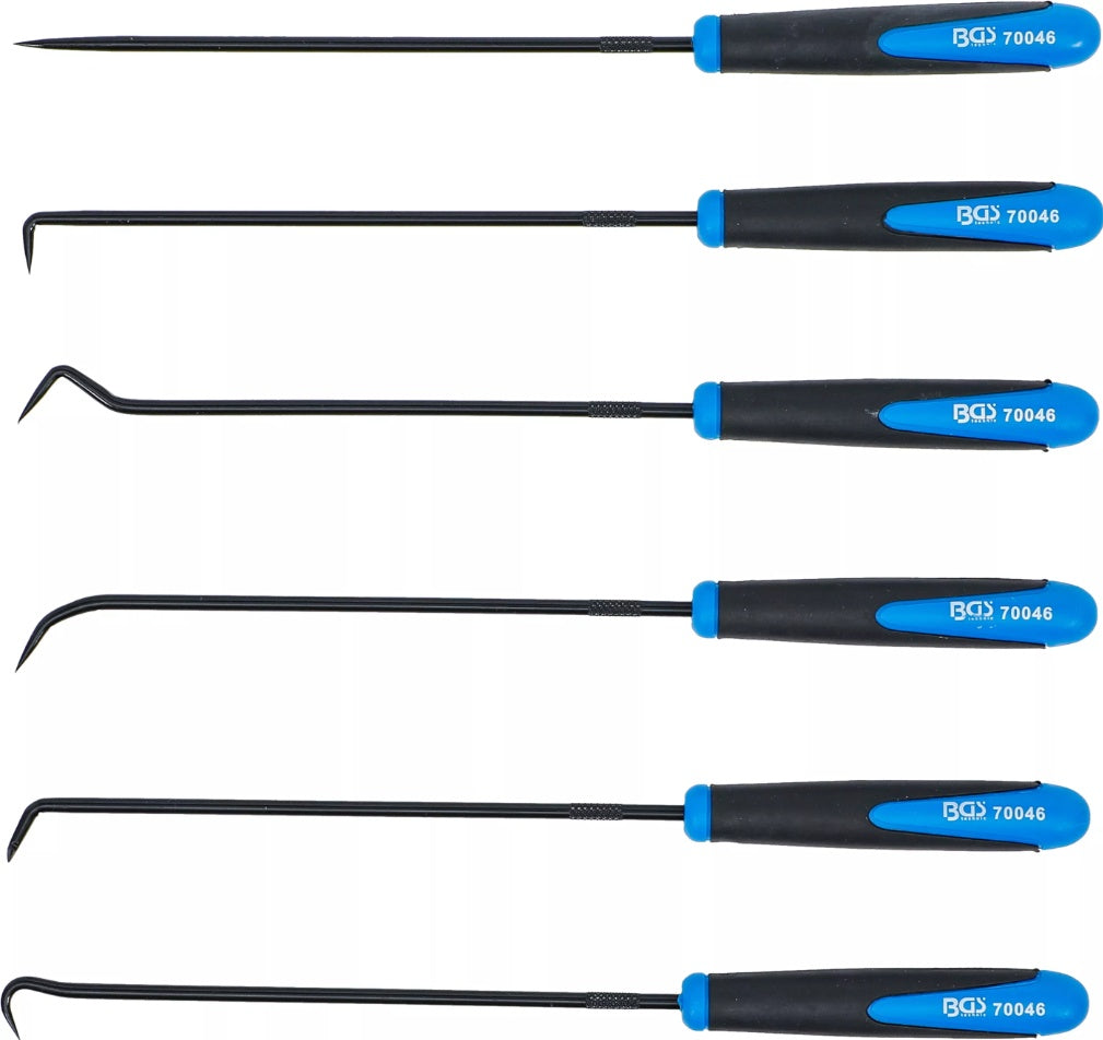 Kabliukų rinkinys | ilgas tipas | 245 mm | 6 vnt. (70046)