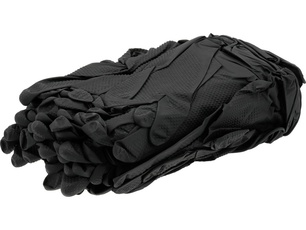 Vienkartinės nitrilinės pirštinės deimantine tekstūra | 50 vnt | dydis 2XL (11) (YT-74744)