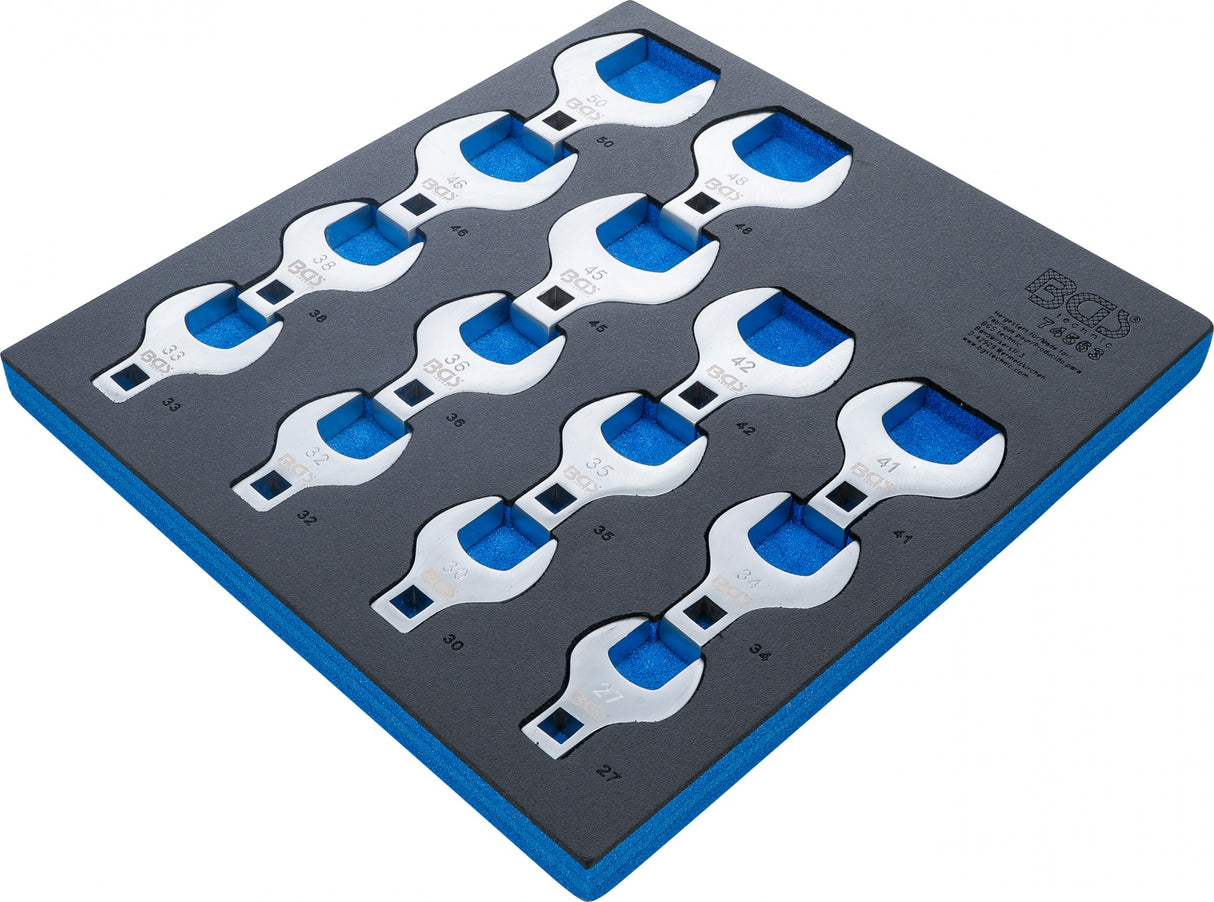 Įrankių dėklas 2/3: Veržliarakčių rinkinys su šoniniais raktais | 12,5 mm (1/2") | 14 vnt. (74563)