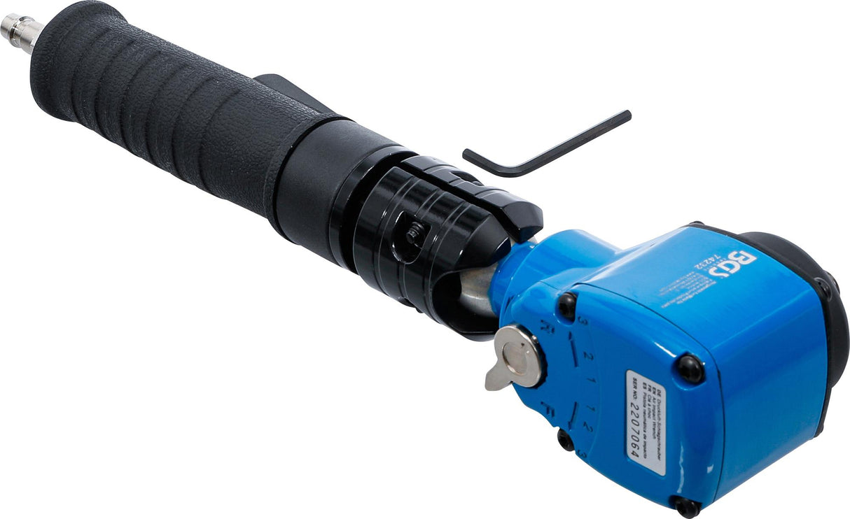 Pneumatinis smūginis veržliasukis | 12,5 mm (1/2") | kampinis | su pasukama ir pakreipiama galvute | 650 Nm (74232)