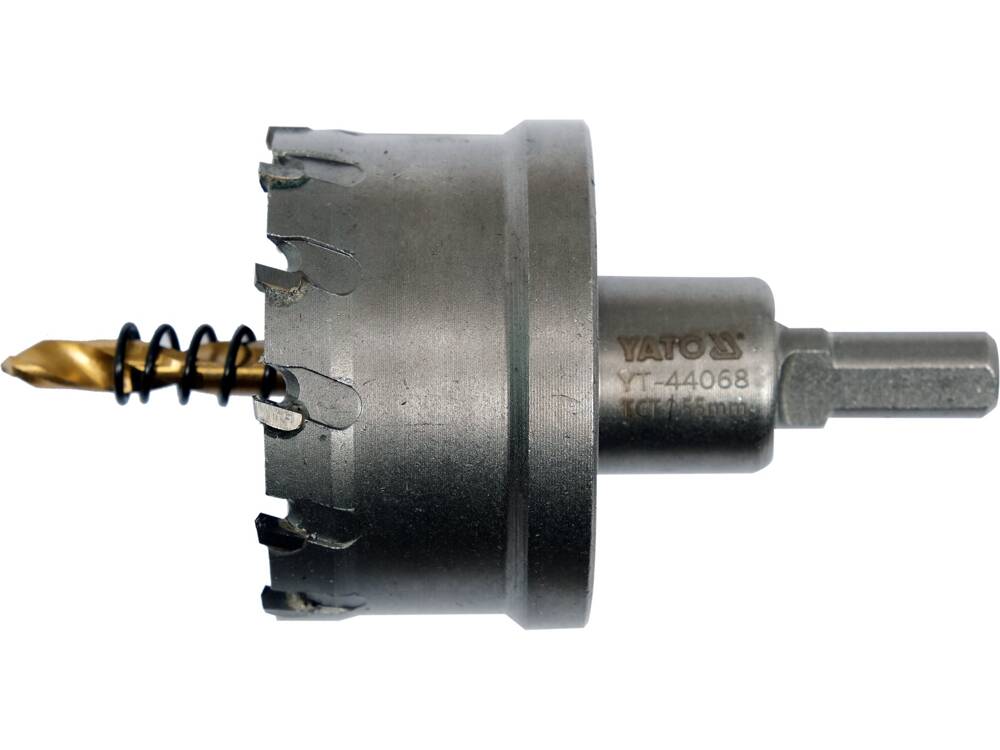 Skylių pjūklas / grąžtas metalui TCT | 55 mm (YT-44068)