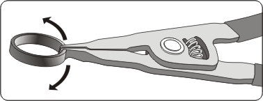 Replės stūmoklių žiedams | 225 mm (YT-0607)