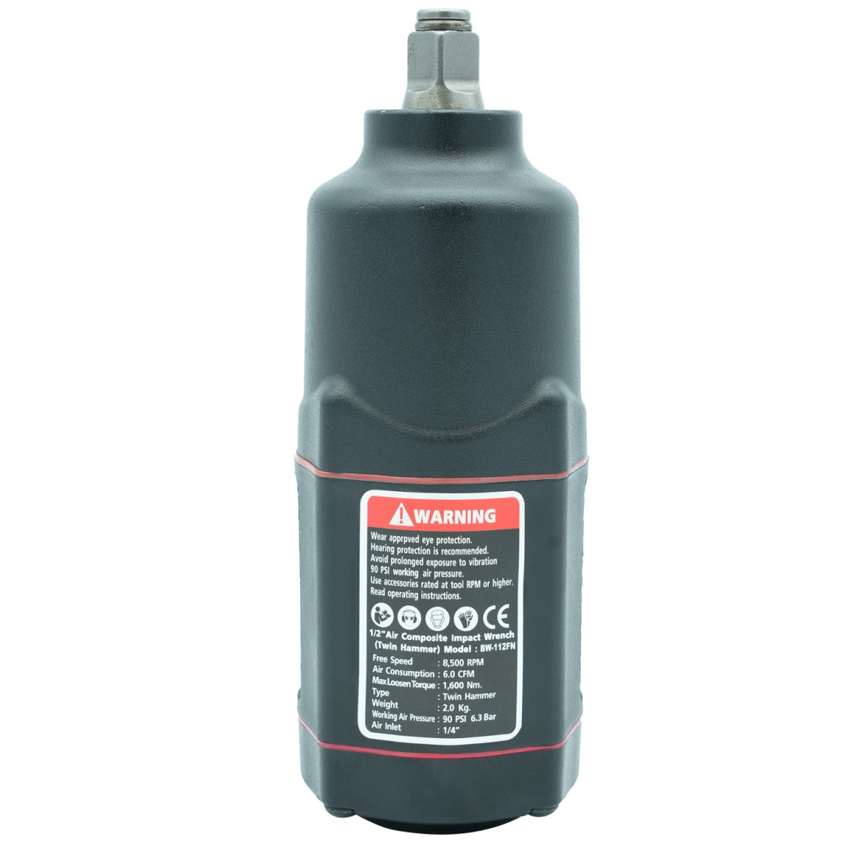 Pneumatinis smūginis veržliasukis | 12,5 mm (1/2") | 1600 Nm | su rinkiniu (AKP-01)