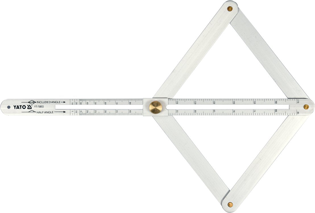 Kampų matavimo / žymėjimo įrankis | 10-170° / 5-85° (YT-70853)