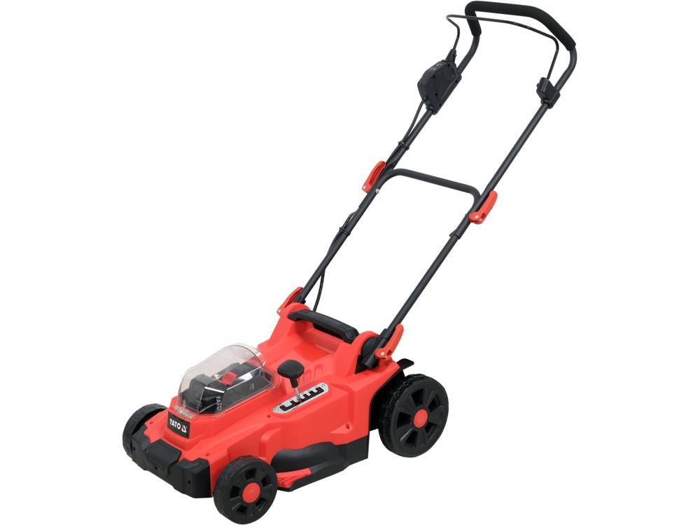 Akumuliatorinė stumdoma žoliapjovė | 2X18V 37 cm | 2X4AH (YT-85222)