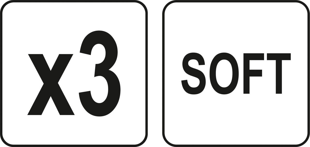 Šlifavimo tinklelis apvalus | minkštas | dulkėms pralaidus veliūras | 225 mm / P60 | 3 vnt. (YT-84570)