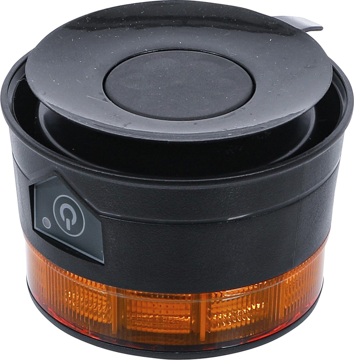 Belaidis besisukantis įspėjamasis švyturėlis | geltonas | su magnetu | 12 V / 24 V | Ø 130 mm (70343)