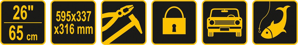 Įrankių dėžė plastikinė | 26" (78815)