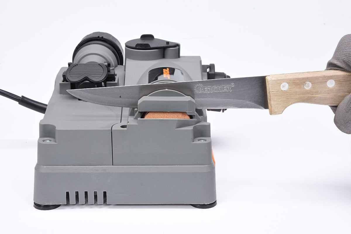 Daugiafunkcinės galandymo staklės 150W (grąžtai, peiliai, žirklės, kirviai, diskai) (73473)