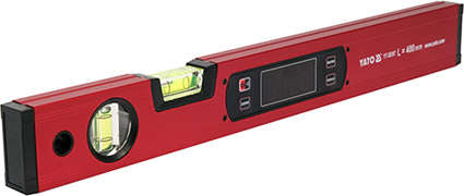 Gulsčiukas skaitmeninis su LED | aliuminis | 400 mm (YT-30397)