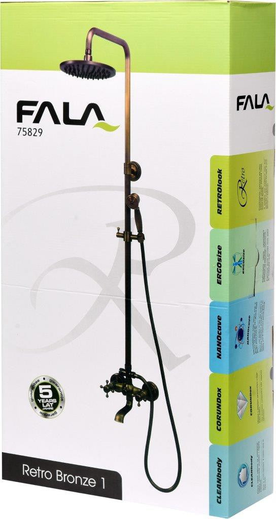 Maišytuvas voniai | dušo stovas | Retro bronze 1 (75829)