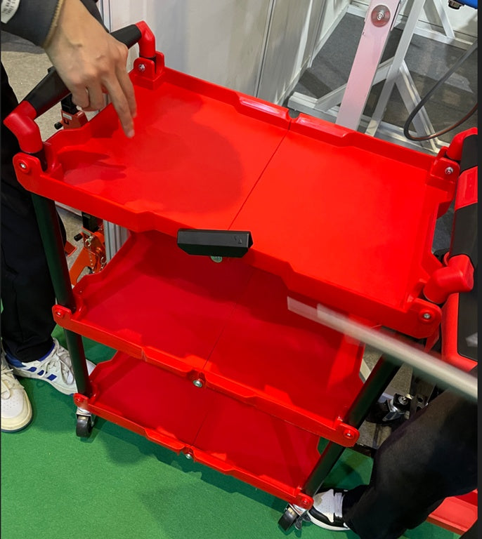 Sulankstomas dirbtuvių vežimėlis | 3 pakopų (CX314)