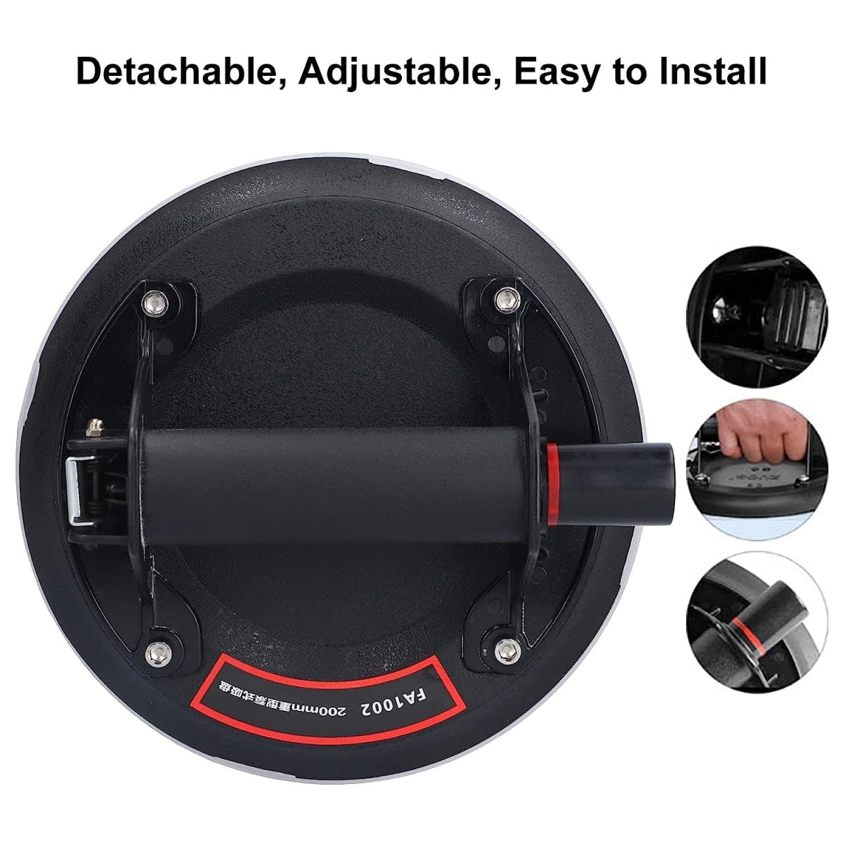 Prisisiurbiantis kėliklis | ypač stiprus | 20cm/8" (VSC8-B)