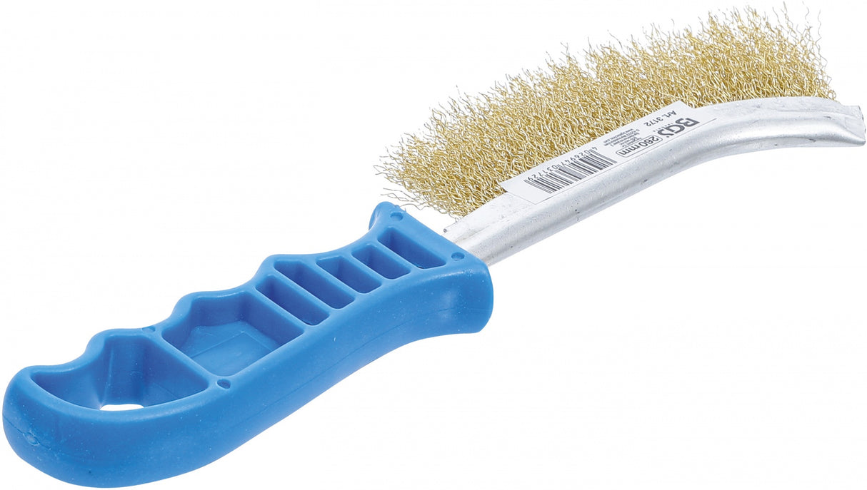 Plieninis šepetys | padengtas žalvariu | 260 mm (3172)