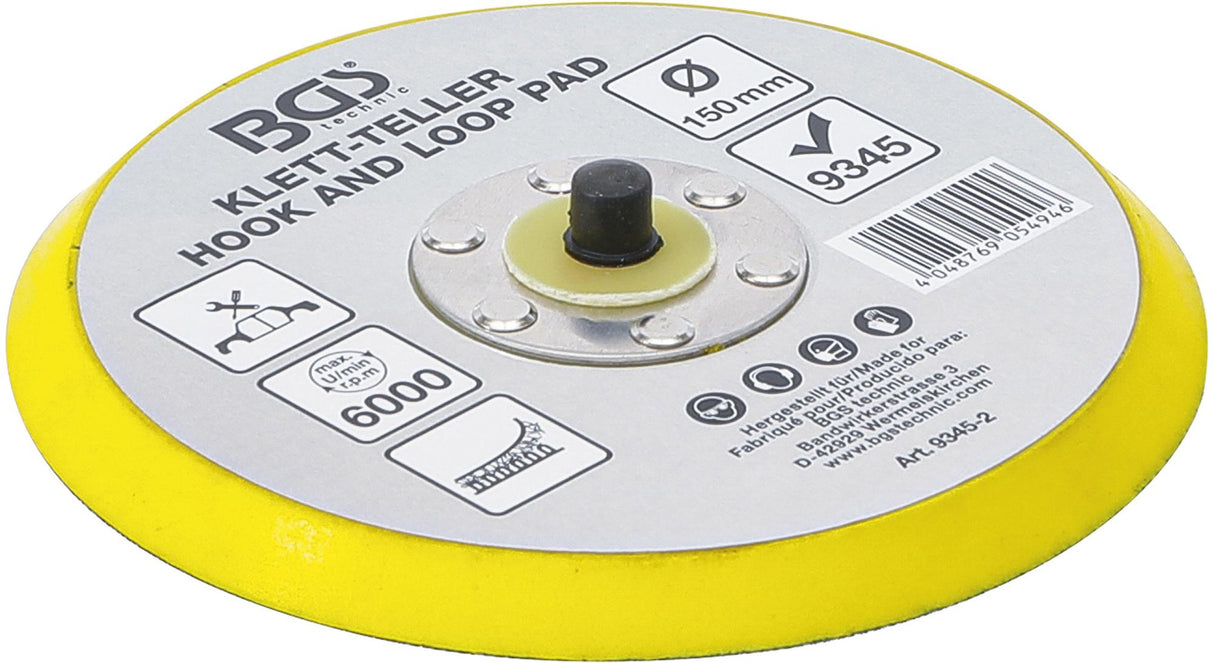 Padas poliruokliui BGS 9345 | Ø 150 mm (9345-2)
