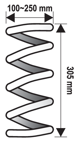 Spyruoklių suspaudėjas hidraulinis, reguliuojamas "McPherson" (YT-2535)