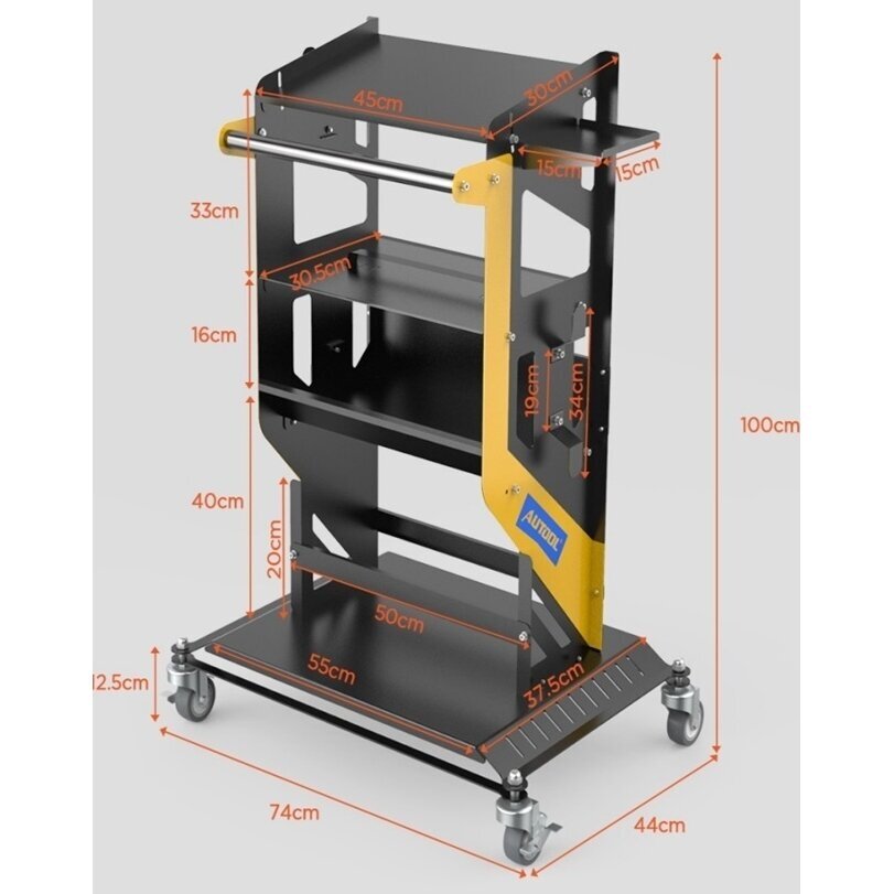 Įrankių vežimėlis ant ratukų | diagnostinis stalas | mobilus (TDC300)