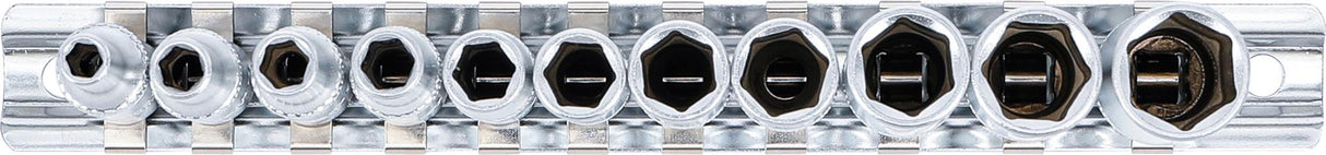 Galvučių rinkinys, 6-kampės, ilgos | 6.3 mm (1/4") | 4 - 13 mm | 13 vnt. (2221)