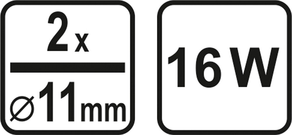 Klijavimo pistoletas 11mm 16 (100) W, "Lund" (73060)