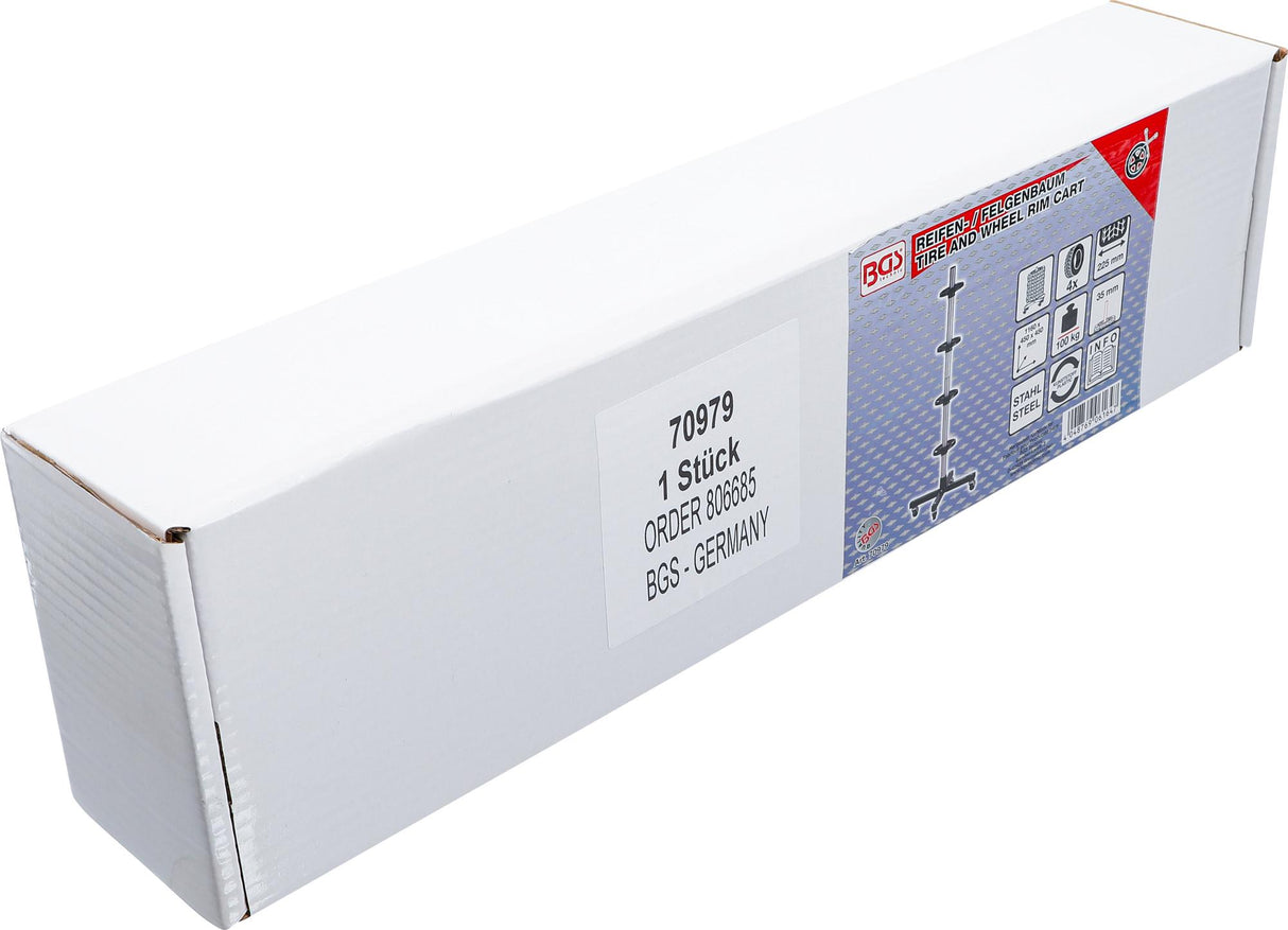 Ratų / padangų stovas | mobilus (70979)