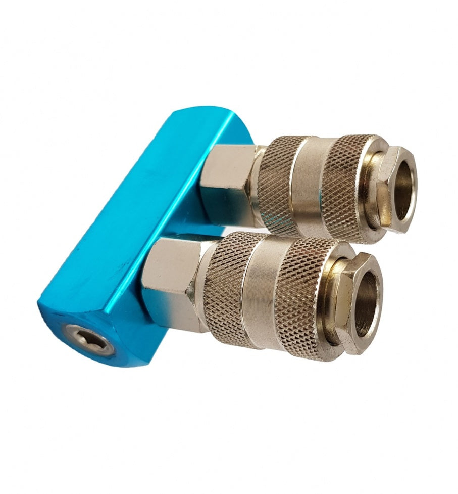Oro paskirstytojas | 2 lizdai | 1/4" (AH12002)