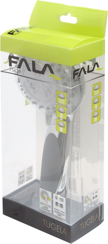 Dušo galvutė 3-jų funkcijų, chromuota, "Tugela" (75629)