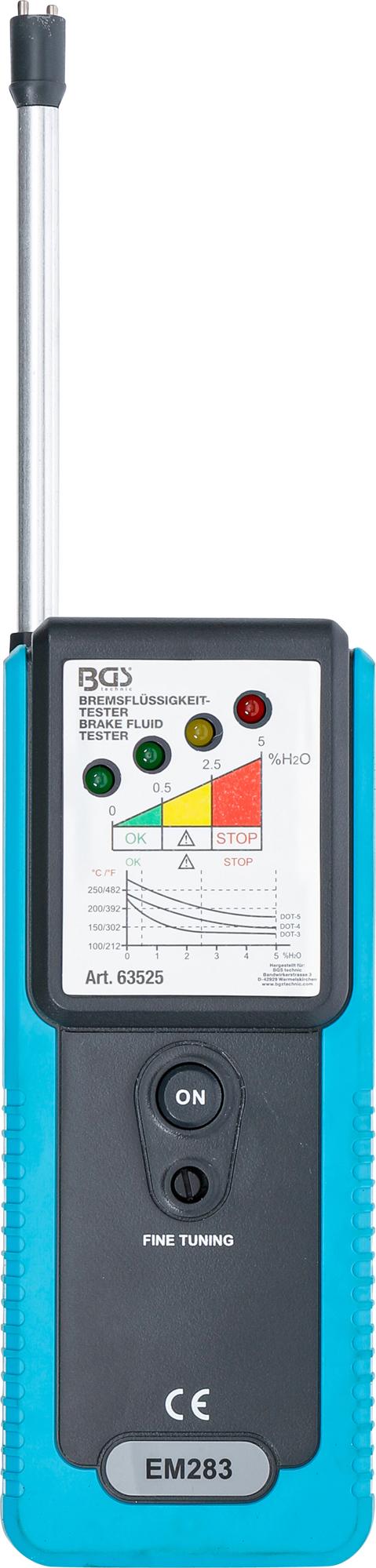 Stabdžių skysčio testeris CE (63525)