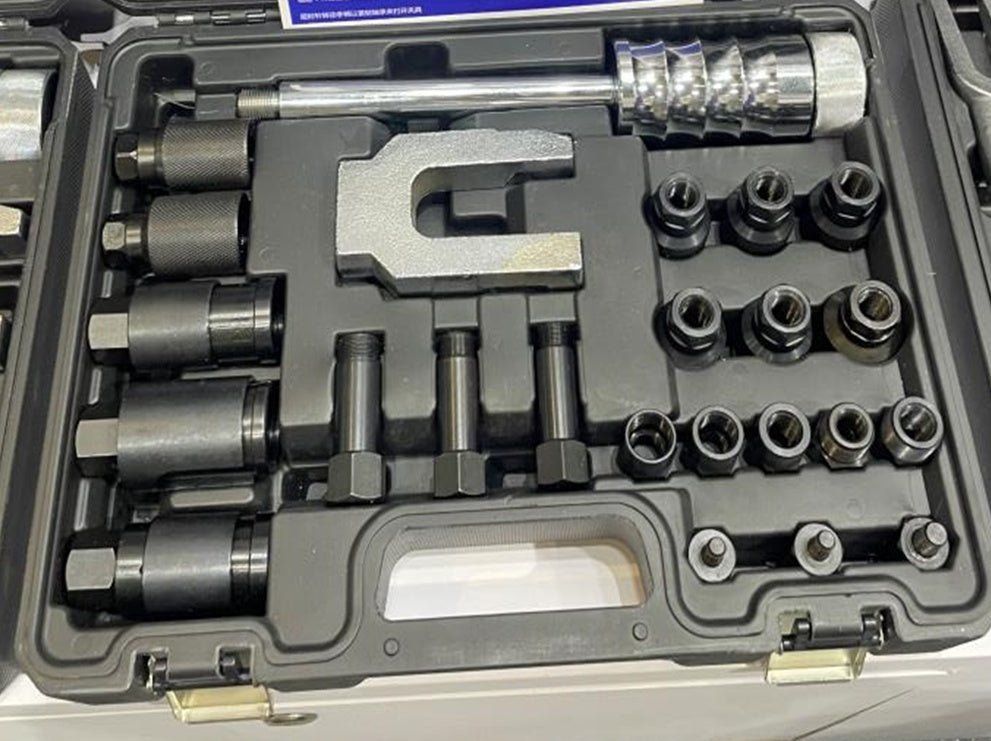 Purkštukų išėmėjų / iškalėjų rinkinys | su atbuliniu plaktuku | 25 vnt. (AE25H)