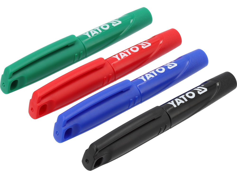 Techniniai markeriai MINI | žali, mėlyni, raudoni, juodi | 72 vnt. (YT-69311)