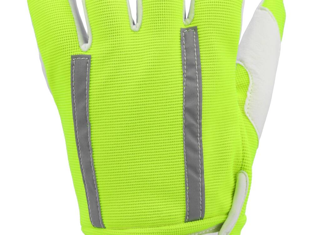 Pirštinės | atspindintis nailono audinys | 10 dydis (YT-74670)