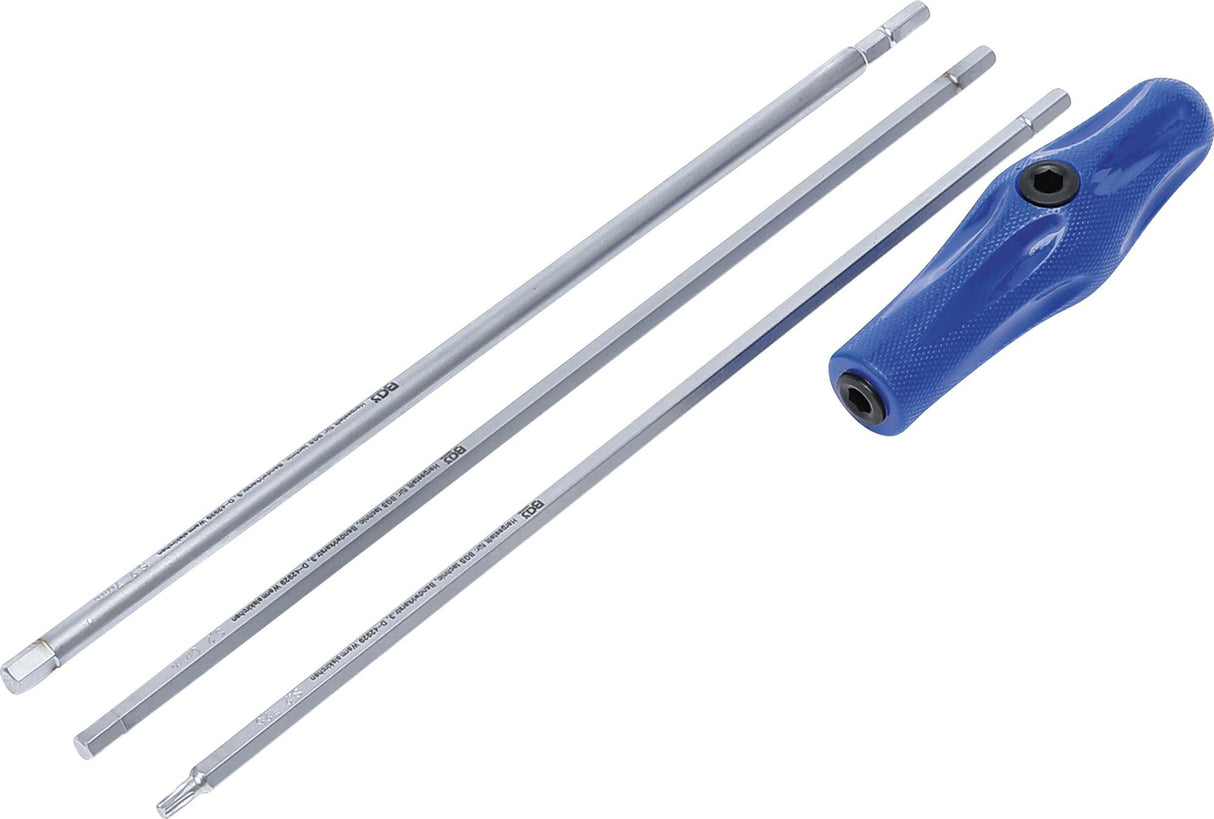 Specialus atsuktuvų rinkinys | priekinių žibintų koregavimui | T-Star (Torx) / hex šešiakampis | 4 vnt. (7840)