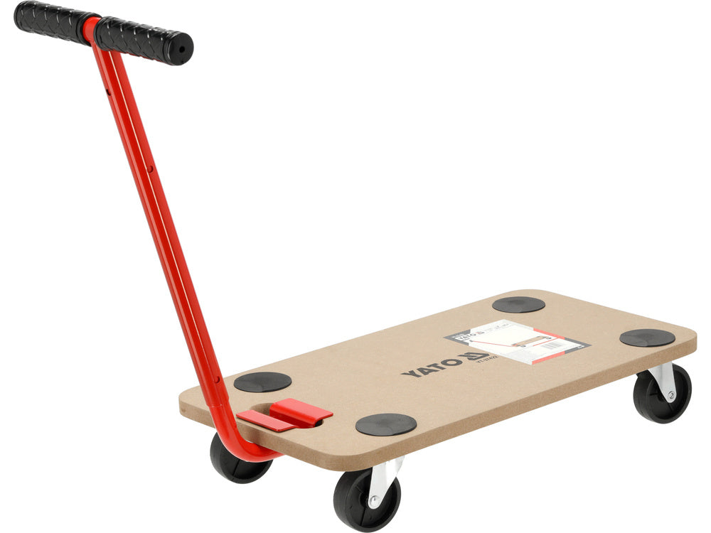 Transportavimo vežimėlis / platforma su rankena | 575 x 300 mm / iki 200 kg (YT-37422)