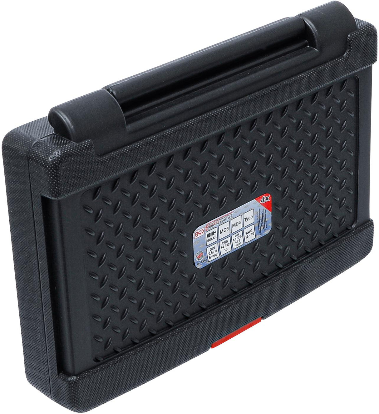 Replės jungčių užspaudimui / Gofravimo žnyplės | saulės kolektorių jungtims MC3 / MC4 / Tyco | 4 vnt. (70003)