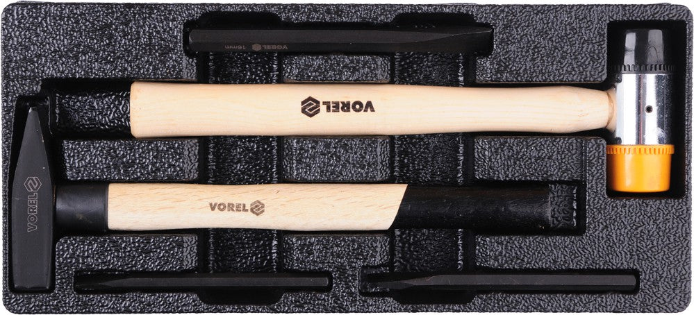 Įrankių spintelė | 177 įrankiai | 6 stalčiai (58540)