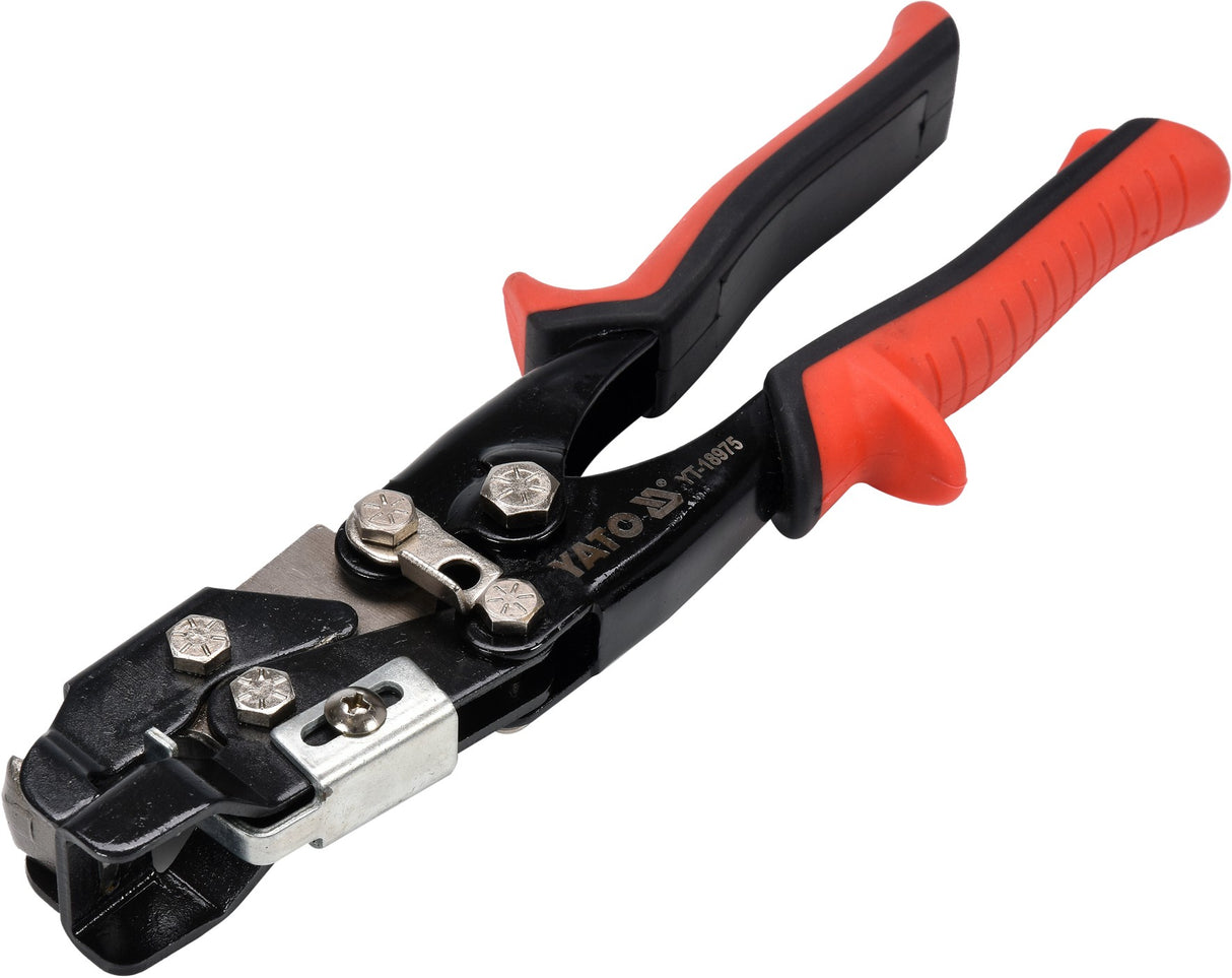 Replės skardai | skirtos angų išpjovimui 15 x 3,5 mm | 240 mm (YT-18975)