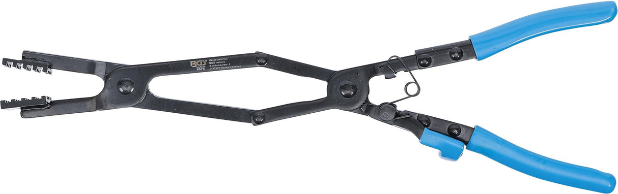 Replės įvairaus tipo žarnų sąvaržoms | dvigubas šarnyras | 0 - 50 mm | 430 mm (6675)