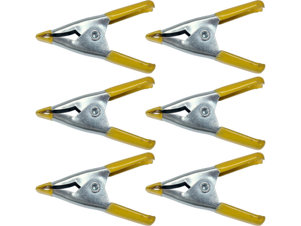 Metalinių spaustukų rinkinys | 50 mm | 6 vnt. (38490)