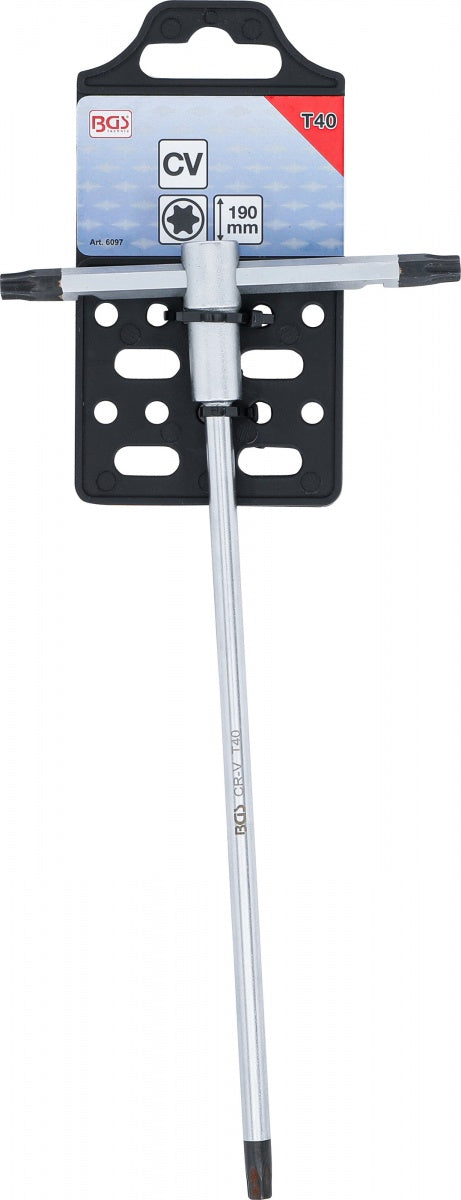 Atsuktuvas su slankiojančia T formos rankena | T-Star (Torx) | T40 (6097)