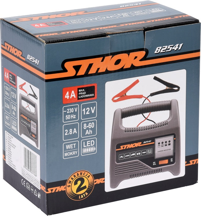 Pakrovėjas akumuliatoriams | 4A / 12V / 60 Ah | LED (82541)