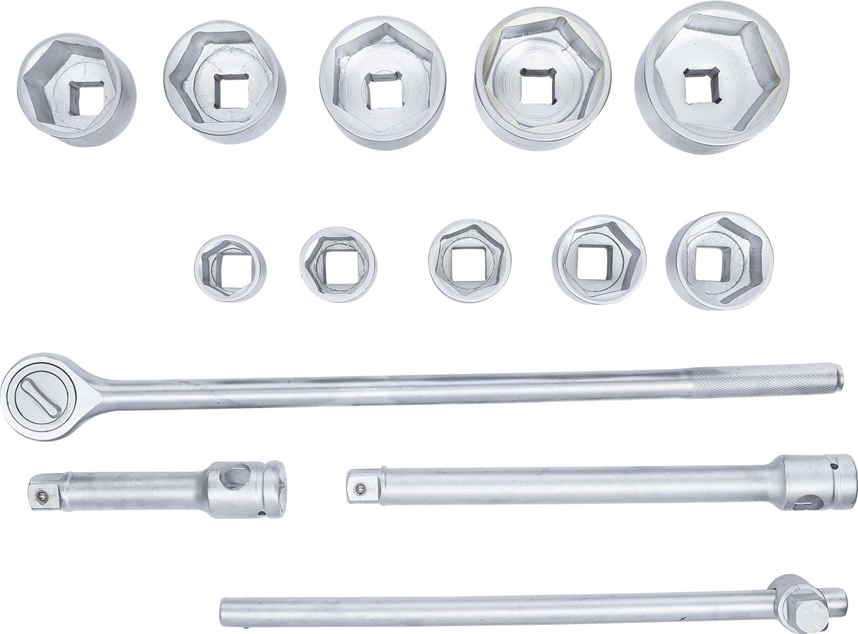 Galvučių ir rakto rinkinys | 25 mm (1") | 36-80 mm | 15 vnt. (15111)