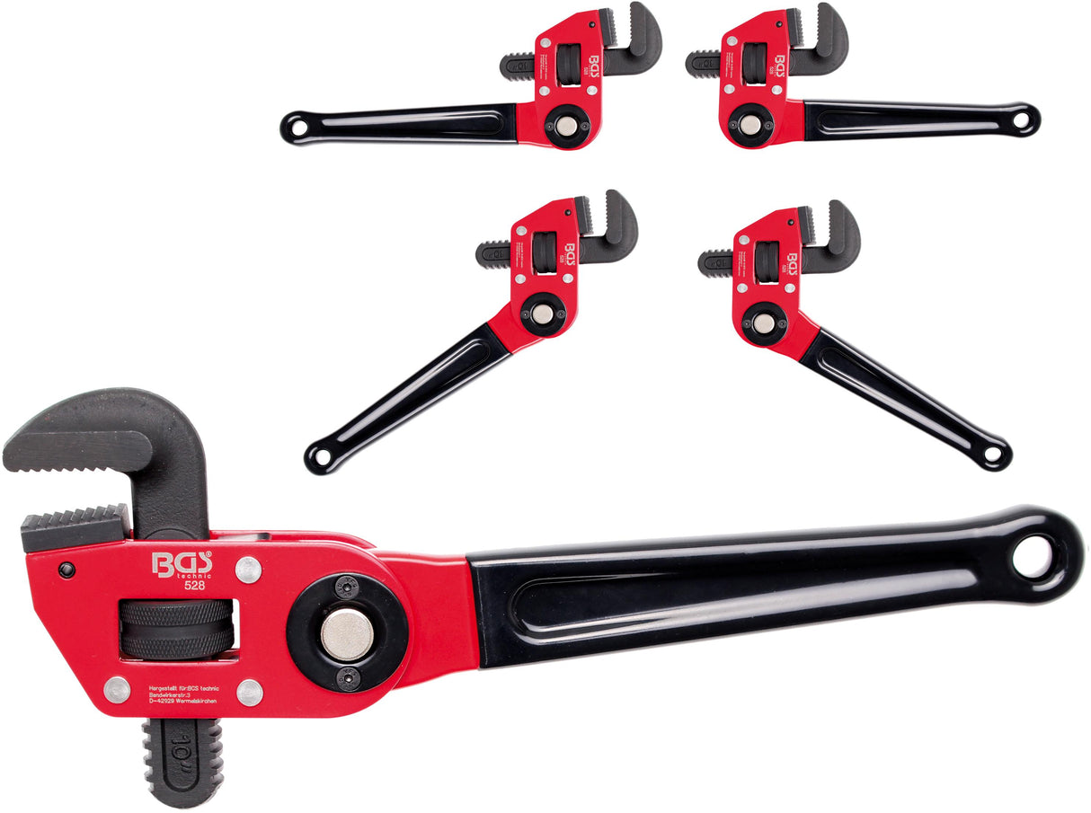 Vienos rankos vamzdžių veržliaraktis | daug pozicijų rankena | 270 mm | 50 mm (528)